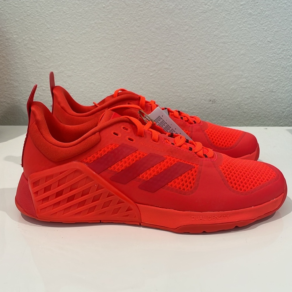 adidas Bright Red Athletic Shoes